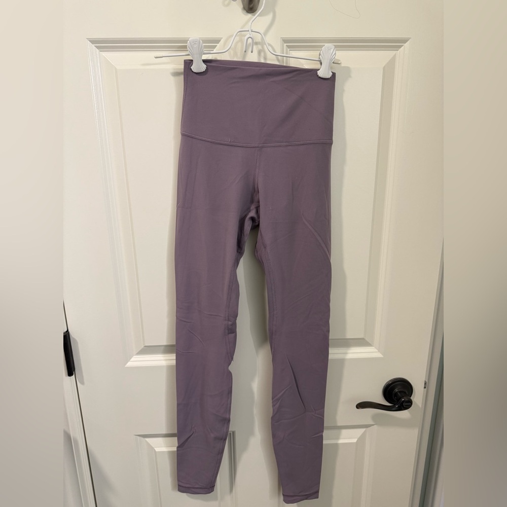 Lululemon align high rise pant purple ash size 2
